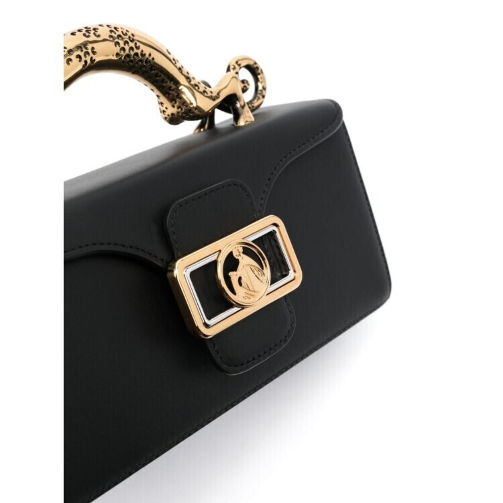 Lanvin Rectangular Black Calf Leather Bag - NWT N… - image 4